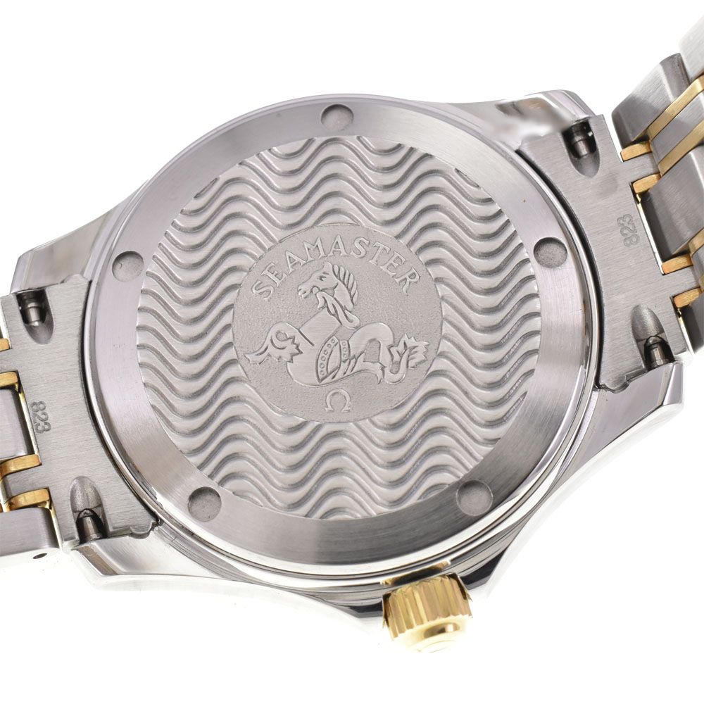 オメガ OMEGA 2301.20 シーマスター SS/K18YG ホワイト 自動巻き メンズ 良品 箱・保証書付き 腕時計 G#147393 オメガ OMEGA 2301.20 シーマスター SS/K18YG ホワイト 自動巻き メンズ 良品 箱・保証書付き 腕時計 G#147393