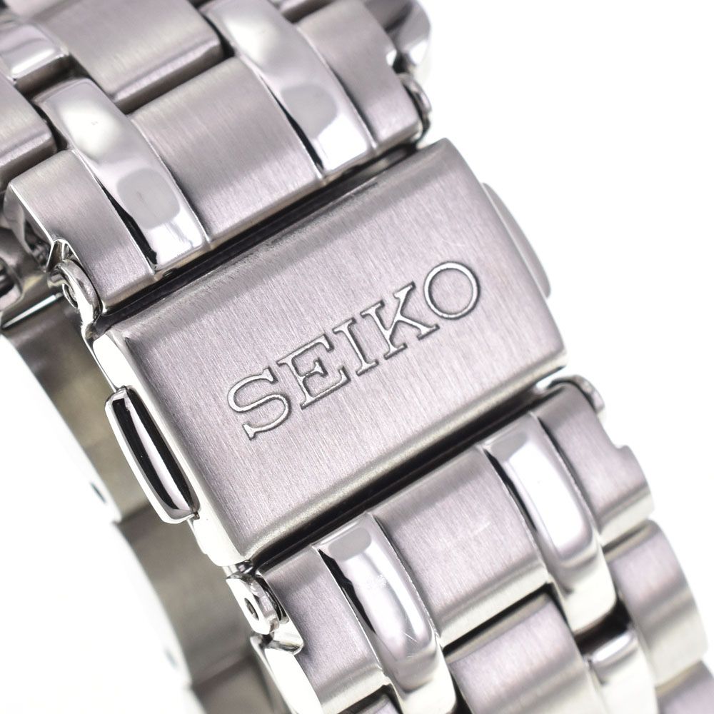 セイコー SEIKO SBTM359 セイコーセレクション ブルーグレー ソーラー電波 メンズ 美品 箱・保証書付き 腕時計 G#147142