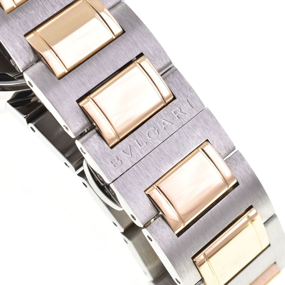 ブルガリ BVLGARI BB38WSGD AUTO/N ブルガリブルガリ SS/K18YG シルバー 自動巻き メンズ 良品 箱・保証書付き 腕時計 G#147311