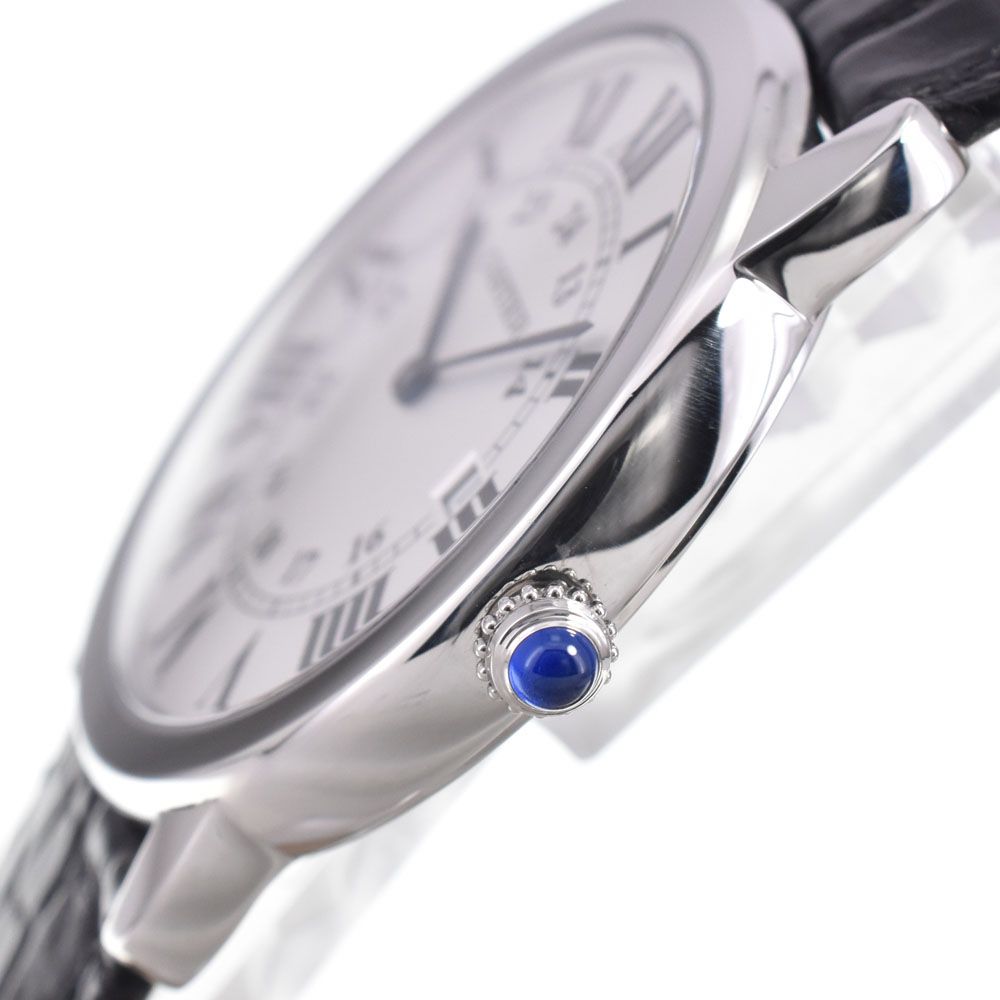 カルティエ CARTIER W6700255 ロンドソロLM デイト シルバー クォーツ メンズ 美品 腕時計 G#147189