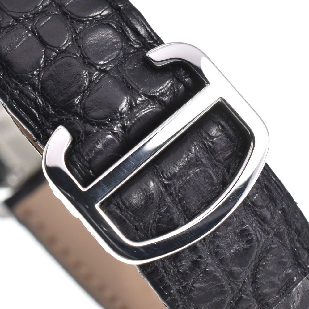 カルティエ CARTIER W6700255 ロンドソロLM デイト シルバー クォーツ メンズ 美品 腕時計 G#147189