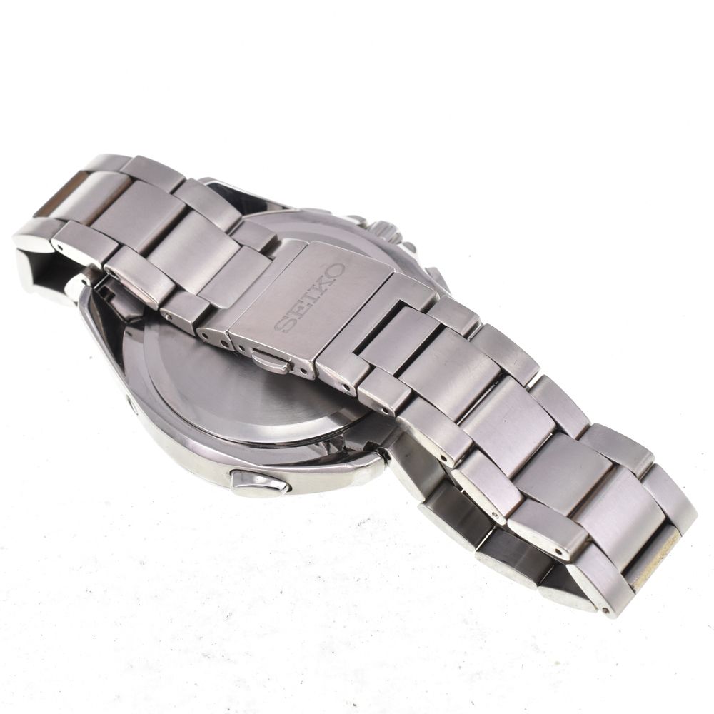 セイコー SEIKO 8B82-0AL0 ブライツ クロノグラフ ブルー ソーラー電波 メンズ 箱・保証書付き 腕時計 G#146761 セイコー SEIKO 8B82-0AL0 ブライツ クロノグラフ ブルー ソーラー電波 メンズ 箱・保証書付き 腕時計 G#146761