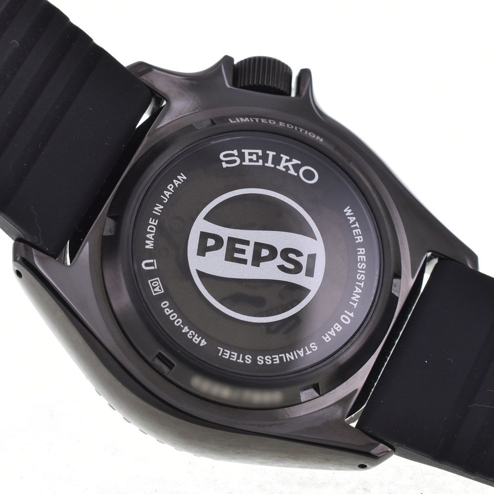 セイコー SEIKO SBSC023 セイコー 5スポーツ ペプシコラボレーション限定モデル 自動巻き メンズ 美品 箱・保証書付き 腕時計 G#147708