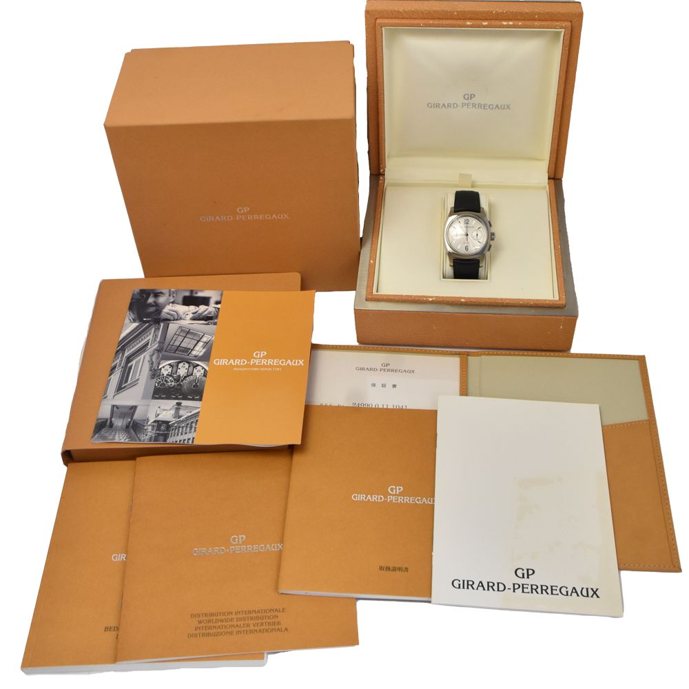 ジラール・ペルゴ GIRARD-PERREGAUX 24990.0.11.1041 クラシック エレガンス 自動巻き メンズ 美品 箱・保証書付き 腕時計 G#147424