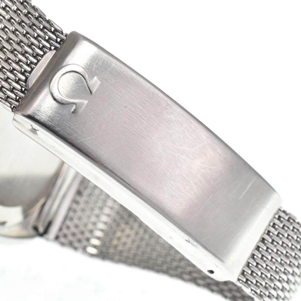 オメガ OMEGA 145.009 ヴィンテージ ジュネーブ クロノストップ Cal.865 ブルー 手巻き メンズ 美品 腕時計 Y#146217 オメガ OMEGA 145.009 ヴィンテージ ジュネーブ クロノストップ Cal.865 ブルー 手巻き メンズ 美品 腕時計 Y#146217