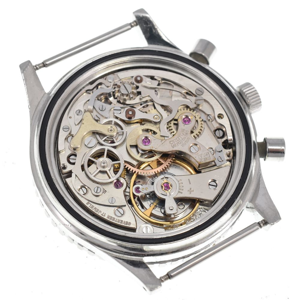 クロトン CROTON 9870 ヴィンテージ クロノマスター アヴィエイター シーダイバー クロノグラフ 手巻き メンズ 良品 腕時計 Y#146269 クロトン CROTON 9870 ヴィンテージ クロノマスター アヴィエイター シーダイバー クロノグラフ 手巻き メンズ 良品 腕時計 Y#146269