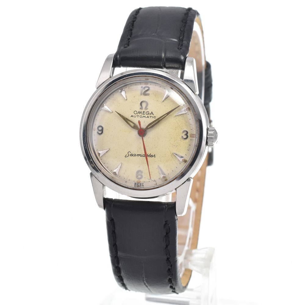 オメガ OMEGA 2991-1-SC ヴィンテージ シーマスター Cal.570 シルバー 自動巻き メンズ 腕時計 Y#146322