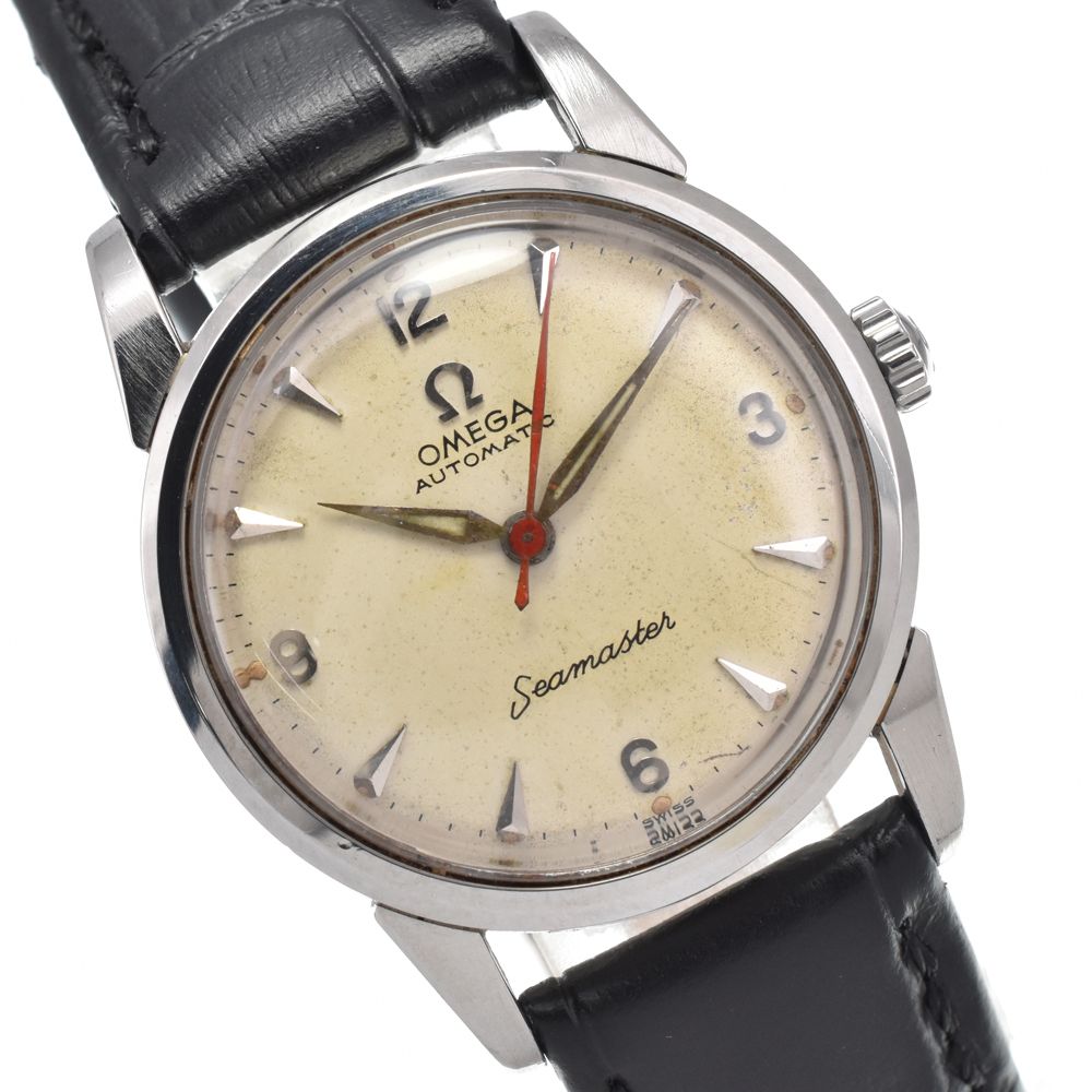 オメガ OMEGA 2991-1-SC ヴィンテージ シーマスター Cal.570 シルバー 自動巻き メンズ 腕時計 Y#146322
