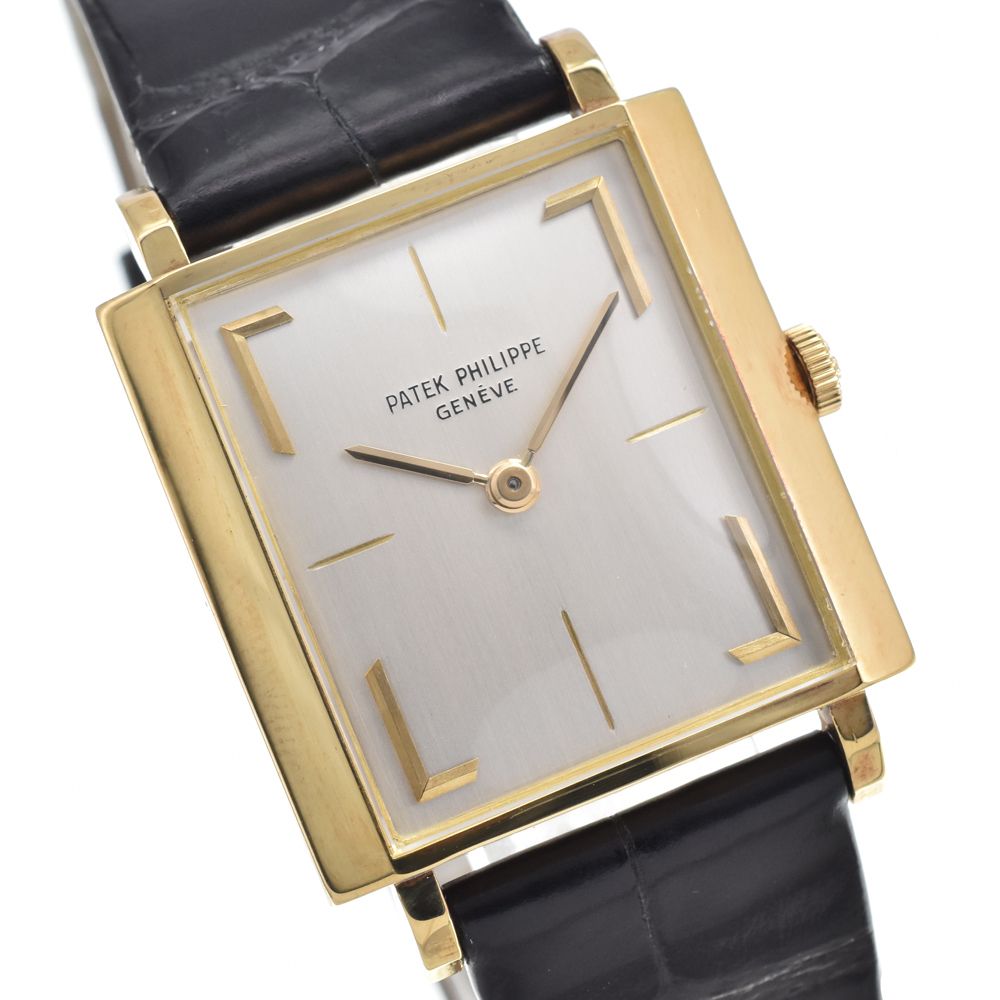 パテックフィリップ PATEK PHILIPPE 3405J-203 ヴィンテージ Cal.23-300 シルバー 手巻き メンズ 美品 箱付き 腕時計 Y#146335