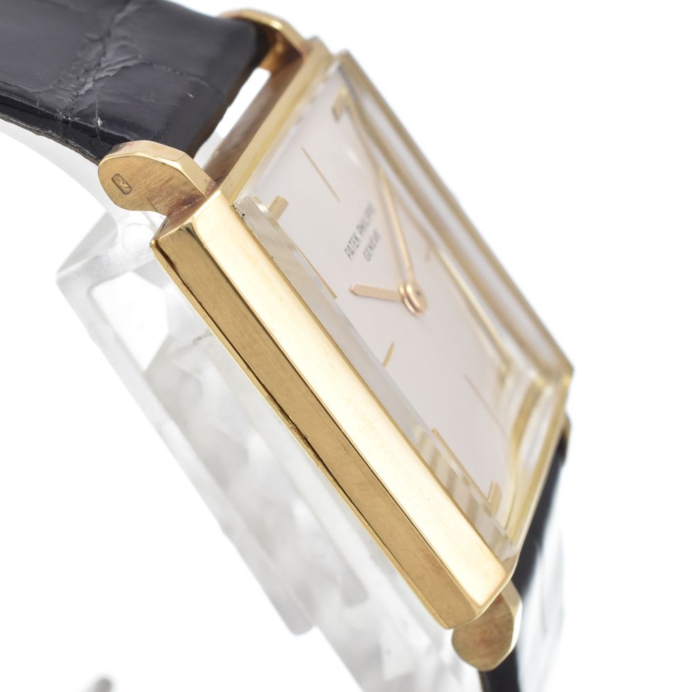 パテックフィリップ PATEK PHILIPPE 3405J-203 ヴィンテージ Cal.23-300 シルバー 手巻き メンズ 美品 箱付き 腕時計 Y#146335