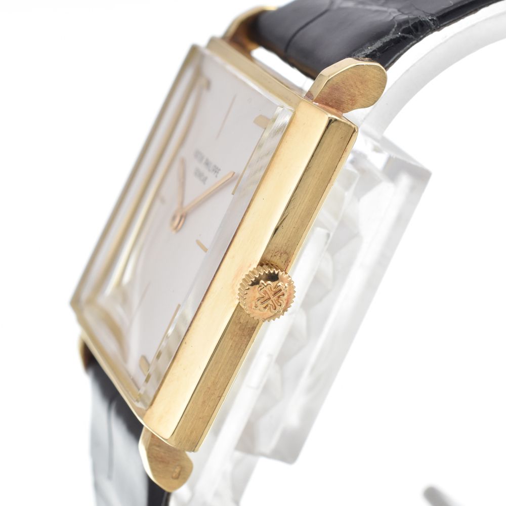 パテックフィリップ PATEK PHILIPPE 3405J-203 ヴィンテージ Cal.23-300 シルバー 手巻き メンズ 美品 箱付き 腕時計 Y#146335