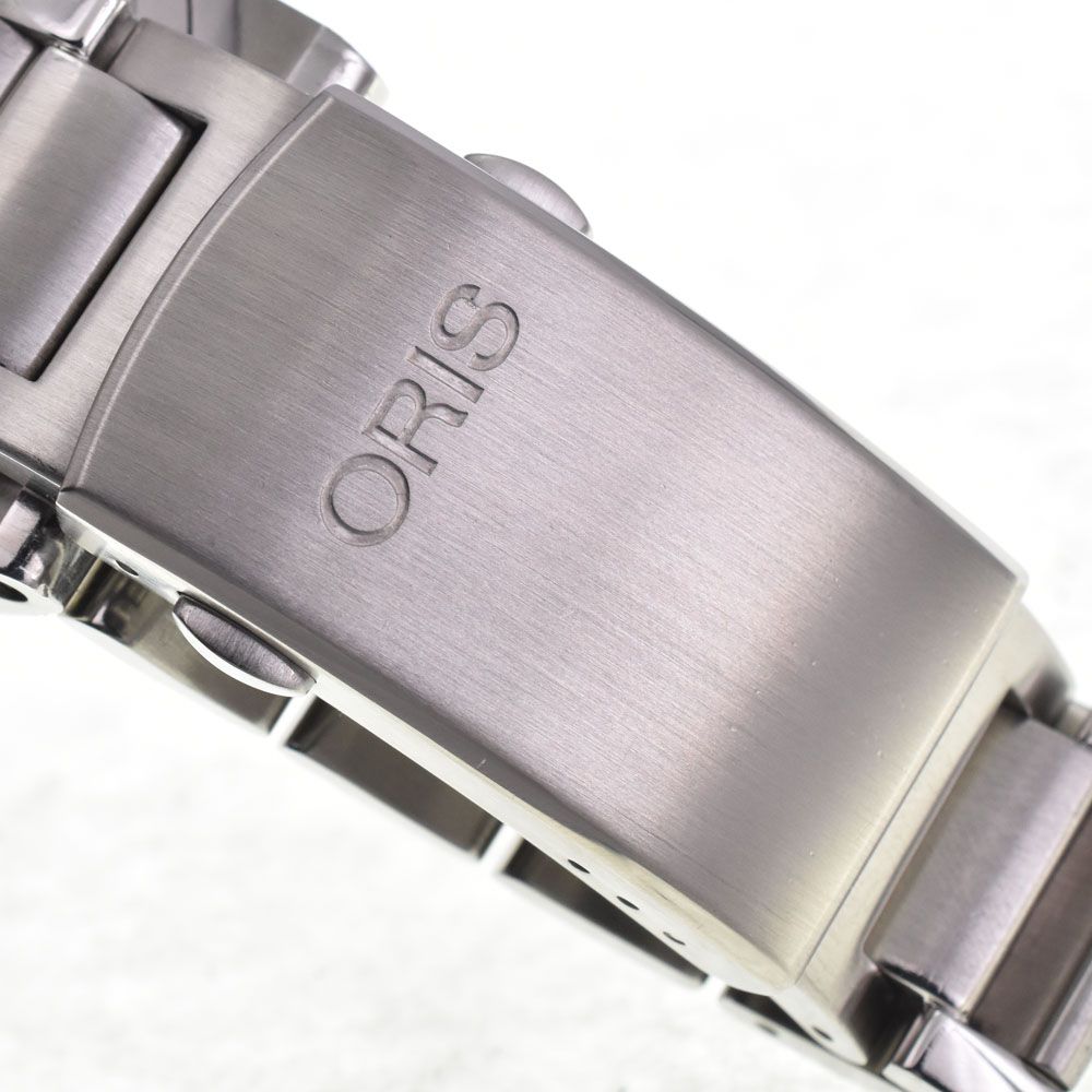 オリス ORIS 7730 アクイス デイト ブラック 自動巻き メンズ 良品 腕時計 G#147258 オリス ORIS 7730 アクイス デイト ブラック 自動巻き メンズ 良品 腕時計 G#147258