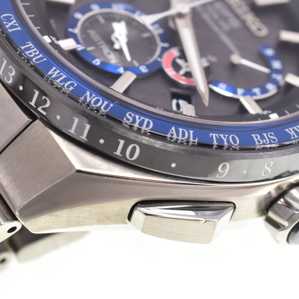 セイコー SEIKO 8X53-0AX0-2 アストロン デイデイト ネイビー ソーラー メンズ 箱付き 腕時計 G#147563 セイコー SEIKO 8X53-0AX0-2 アストロン デイデイト ネイビー ソーラー メンズ 箱付き 腕時計 G#147563