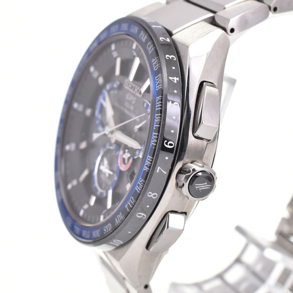 セイコー SEIKO 8X53-0AX0-2 アストロン デイデイト ネイビー ソーラー メンズ 箱付き 腕時計 G#147563 セイコー SEIKO 8X53-0AX0-2 アストロン デイデイト ネイビー ソーラー メンズ 箱付き 腕時計 G#147563