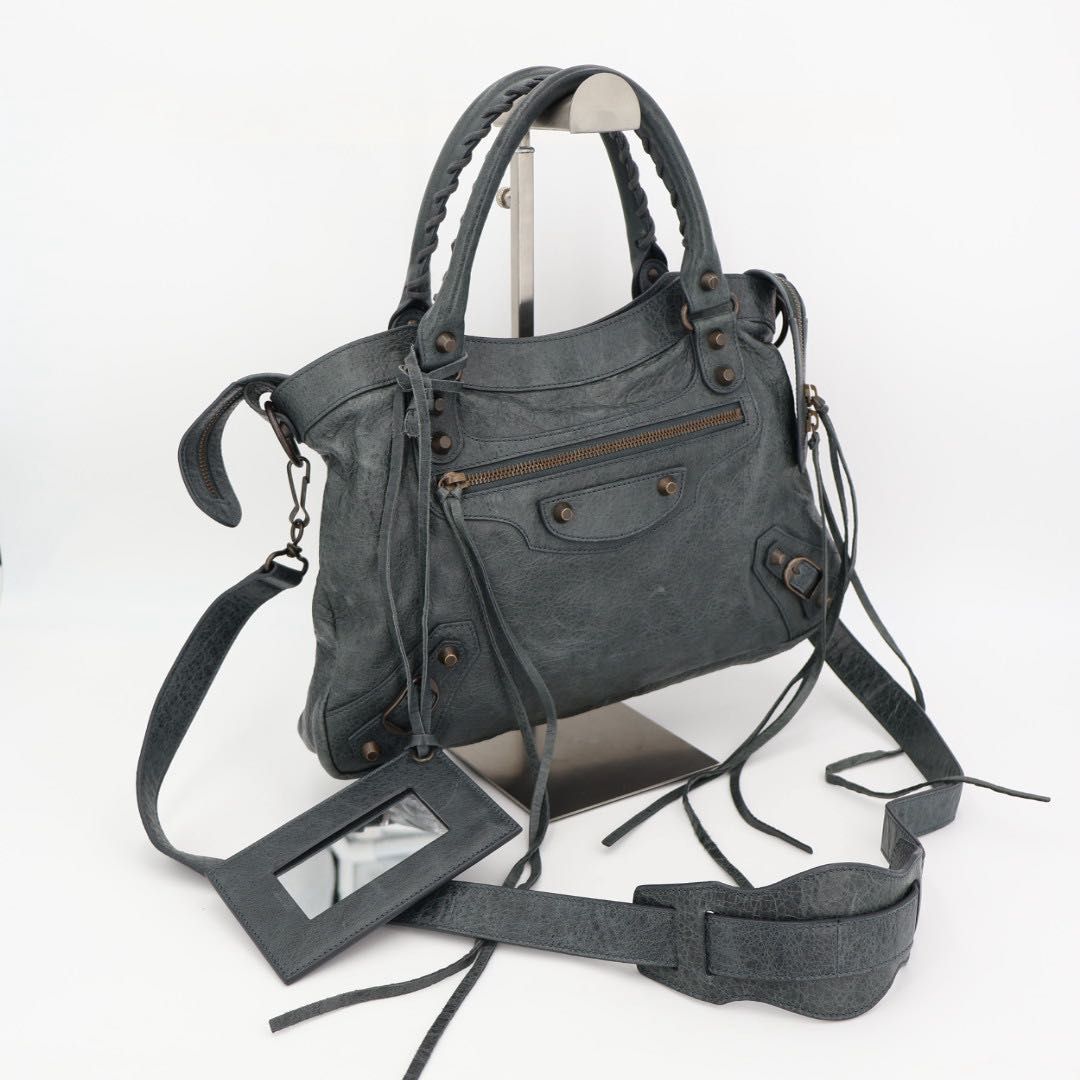 バレンシアガ BALENCIAGA ザ・タウン レザー 2WAY ハンド ショルダー バッグ