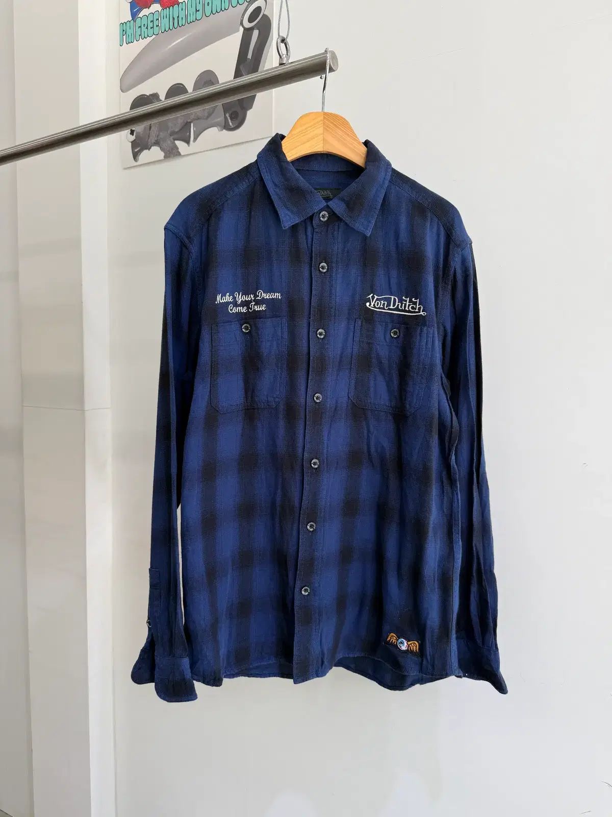 ボンダッチ VON DUTCH CHECK シャツ