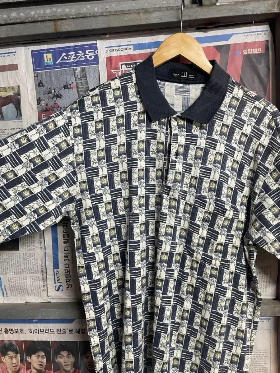 ダンヒル ハワイアン 半袖ポロシャツ