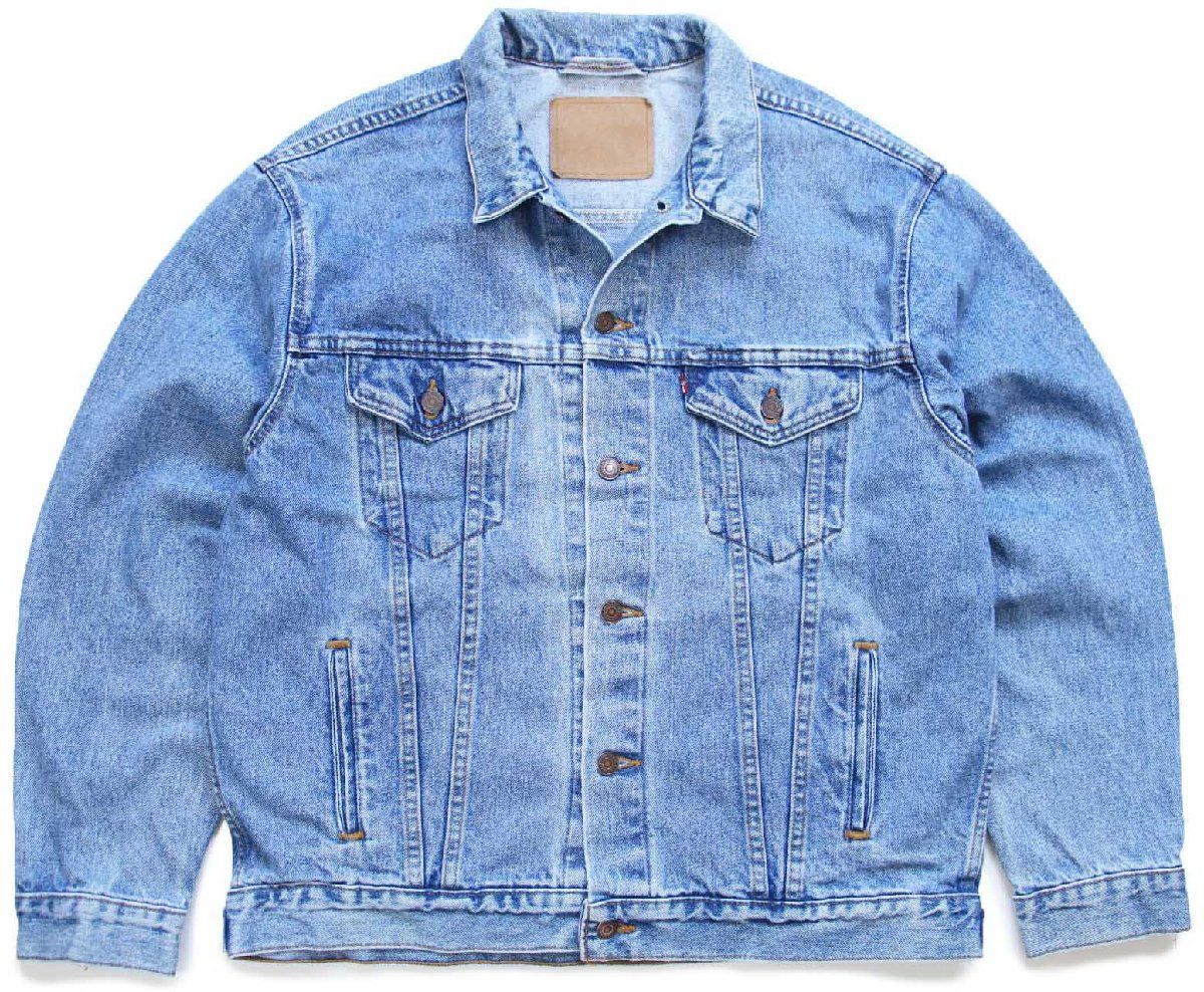 90s USA製 Levi'sリーバイス デニムジャケット 4ポケット★オールド ビンテージ トラッカー 70506 70507 オーバーサイズ ビッグサイズ 13,300円