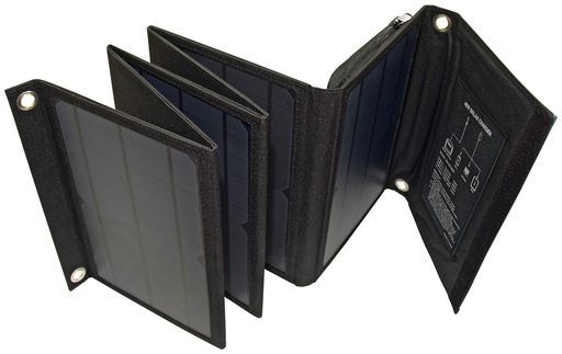 富士倉ソーラーパネル40W(複数バッテリー対応)BA-SP40Wブラック使用時/横29x縦142x厚み3cm
