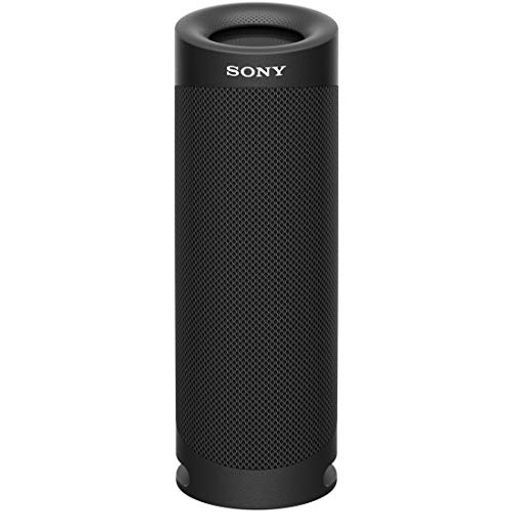 ソニー(SONY)ワイヤレスポータブルスピーカーSRS-XB23:防水/防塵/防錆/Bluetooth/PCスピーカーにも/2台つなげてステレオペア可能/重低音モデル/マイク付き/最大12時間連続再生2020年モデル/ブラック