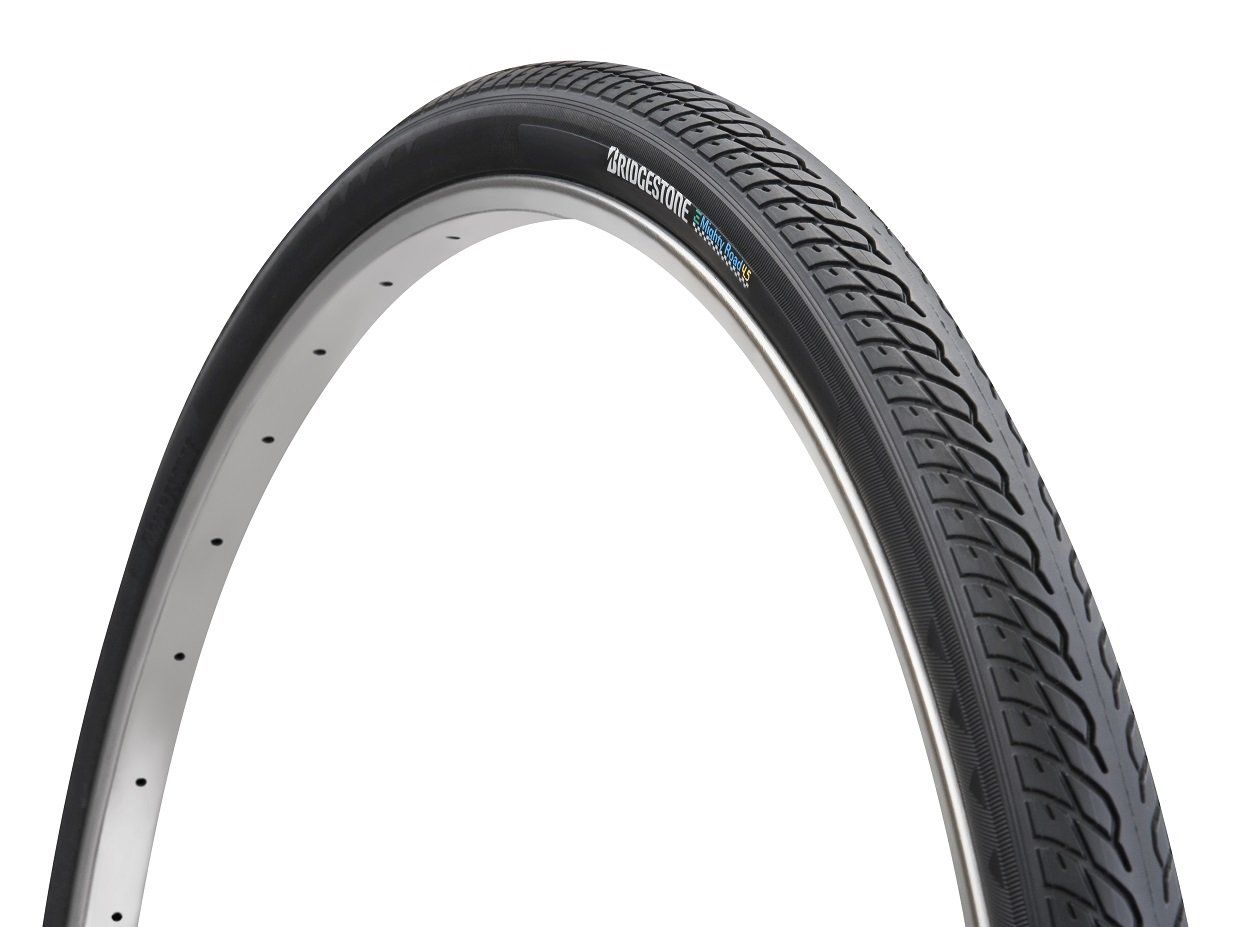 新品 ブリヂストン(BRIDGESTONE) E-マイティロード 自転車 タイヤ チューブ 1本巻 WO24×1-1/2 (40-540) (セットチューブ:スーパーチューブ/厚さ1.2mm) タイヤサイド/クロ EMR24BLB P7243
