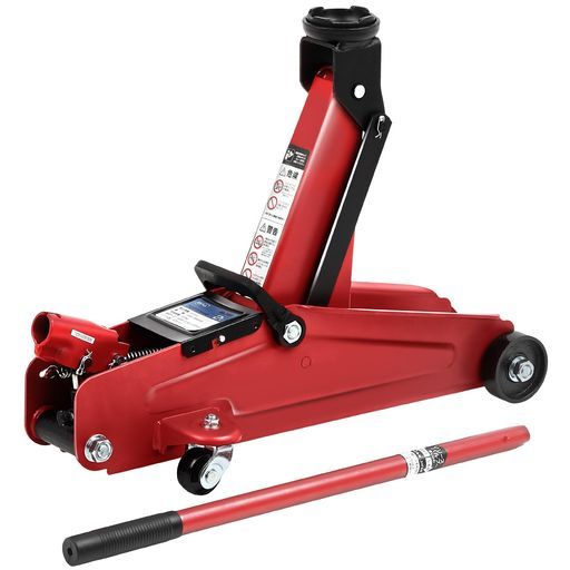 BAL(大橋産業)車用油圧フロアージャッキ2t【最高値385mm最低値135mm】スローダウン機構軽自動車小型車乗用車No.2101