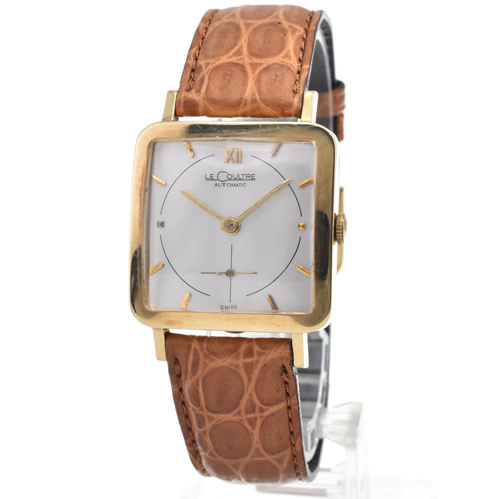 ジャガー・ルクルト JAEGER-LECOULTRE ヴィンテージ スモールセコンド Cal.P812 シルバー 自動巻き メンズ 美品 腕時計 Y#146305 ジャガー・ルクルト JAEGER-LECOULTRE ヴィンテージ スモールセコンド Cal.P812 シルバー 自動巻き メンズ 美品 腕時計 Y#146305