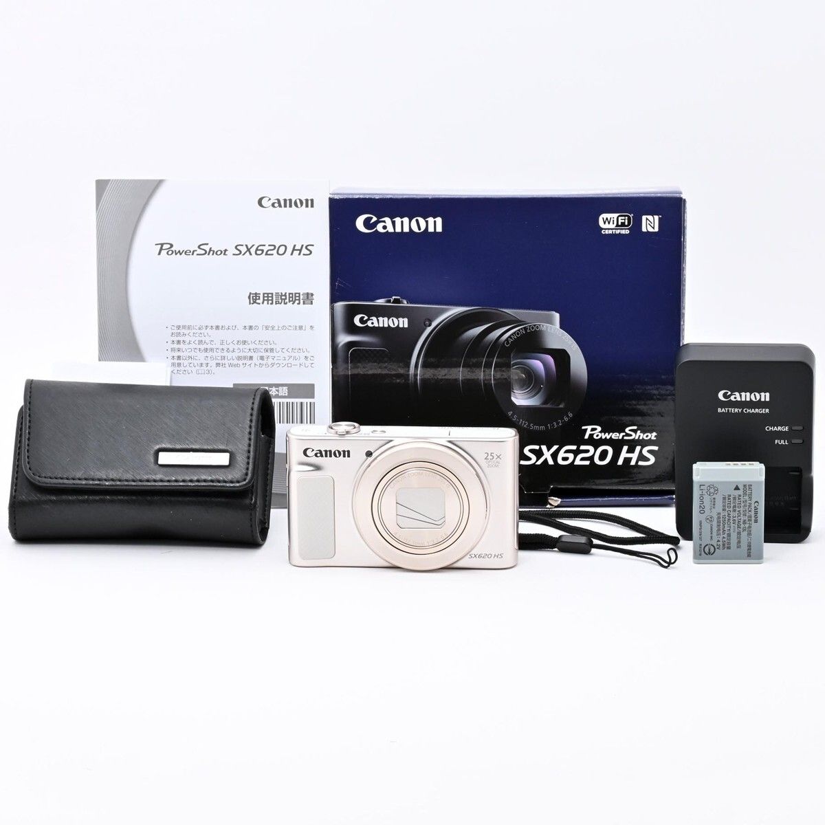 1328＜美品＞キヤノン Canon PowerShot SX620 HS ホワイト