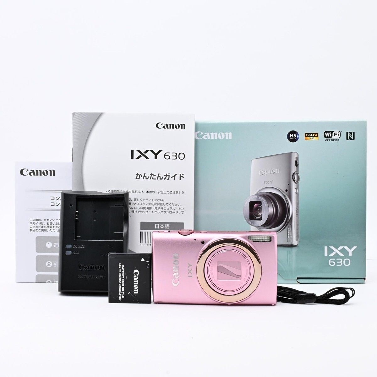 1342＜良品＞ Canon デジタルカメラ IXY 630 光学12倍ズーム ピンク IXY630 PK