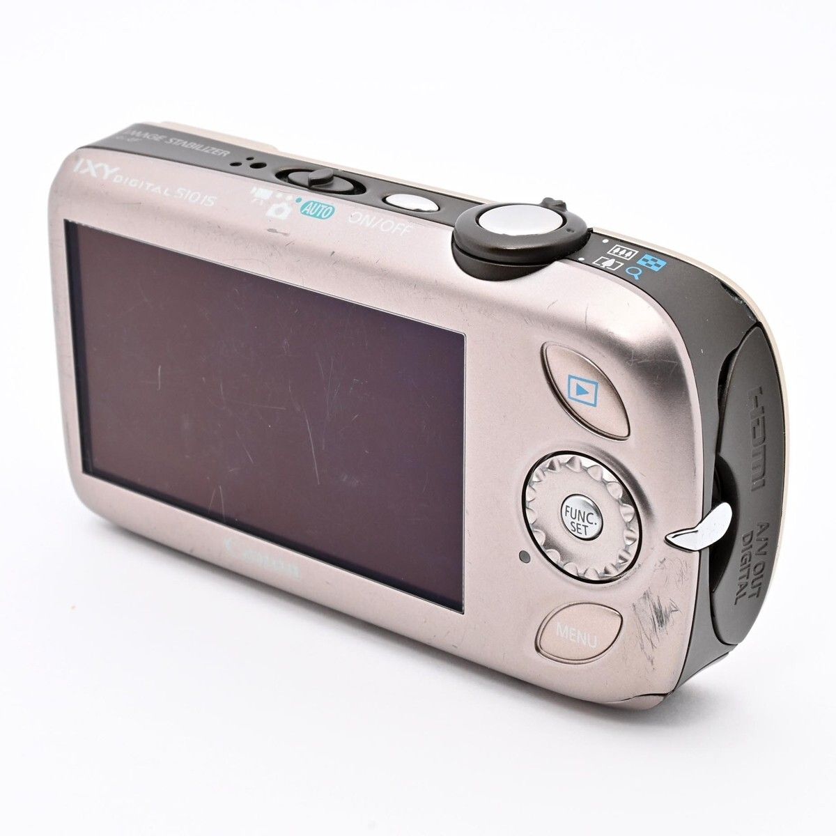 1374＜良品＞ Canon デジタルカメラ IXY DIGITAL イクシ 510 IS ゴールド IXYD510IS GL