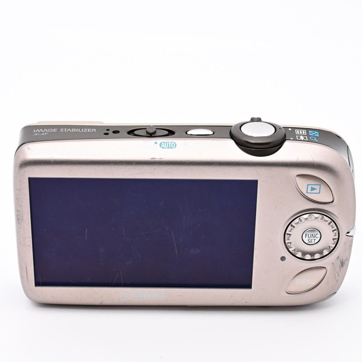 1374＜良品＞ Canon デジタルカメラ IXY DIGITAL イクシ 510 IS ゴールド IXYD510IS GL