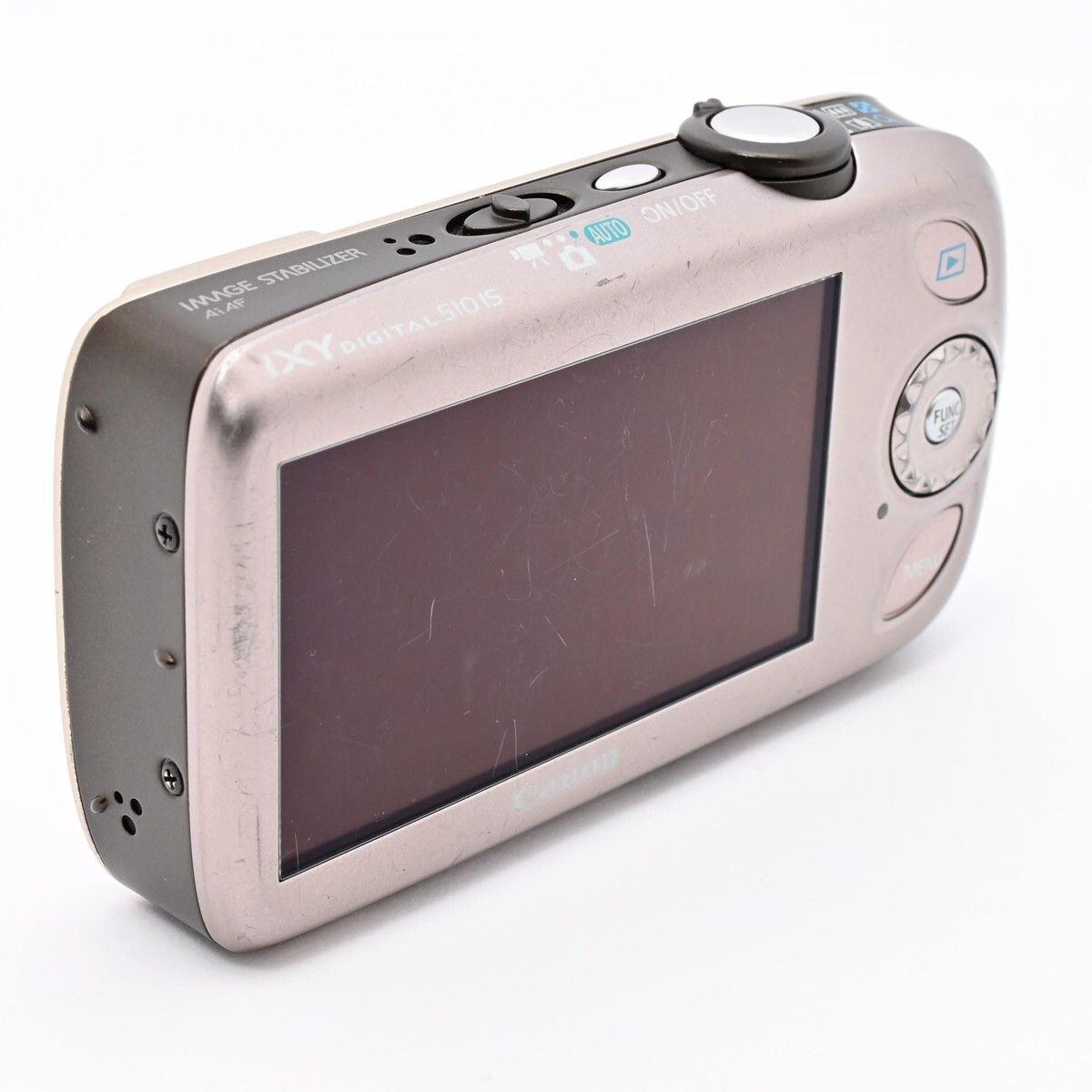 1374＜良品＞ Canon デジタルカメラ IXY DIGITAL イクシ 510 IS ゴールド IXYD510IS GL