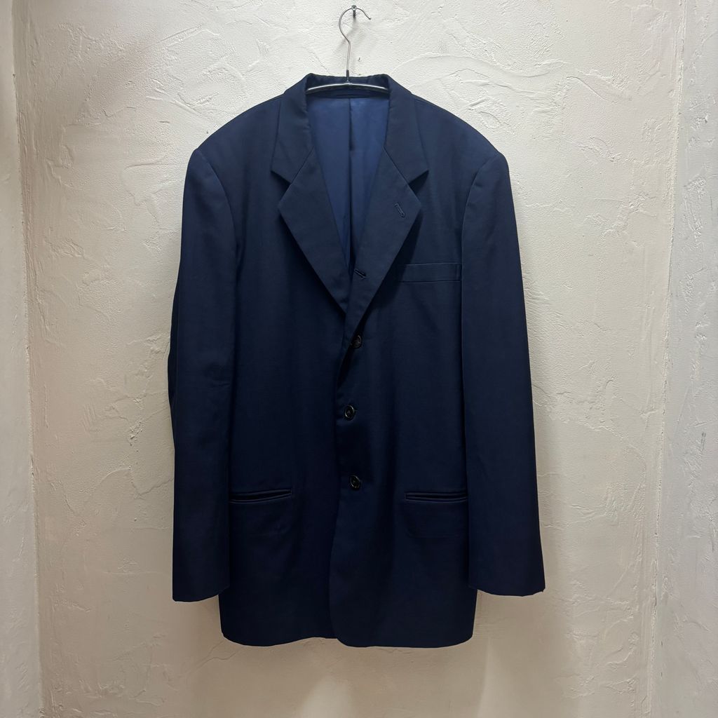 Y's for men ワイズフォーメン 90s~00s Wool Set-up セットアップ MH-X02-135 ネイビー系 size:L【代官山B05】