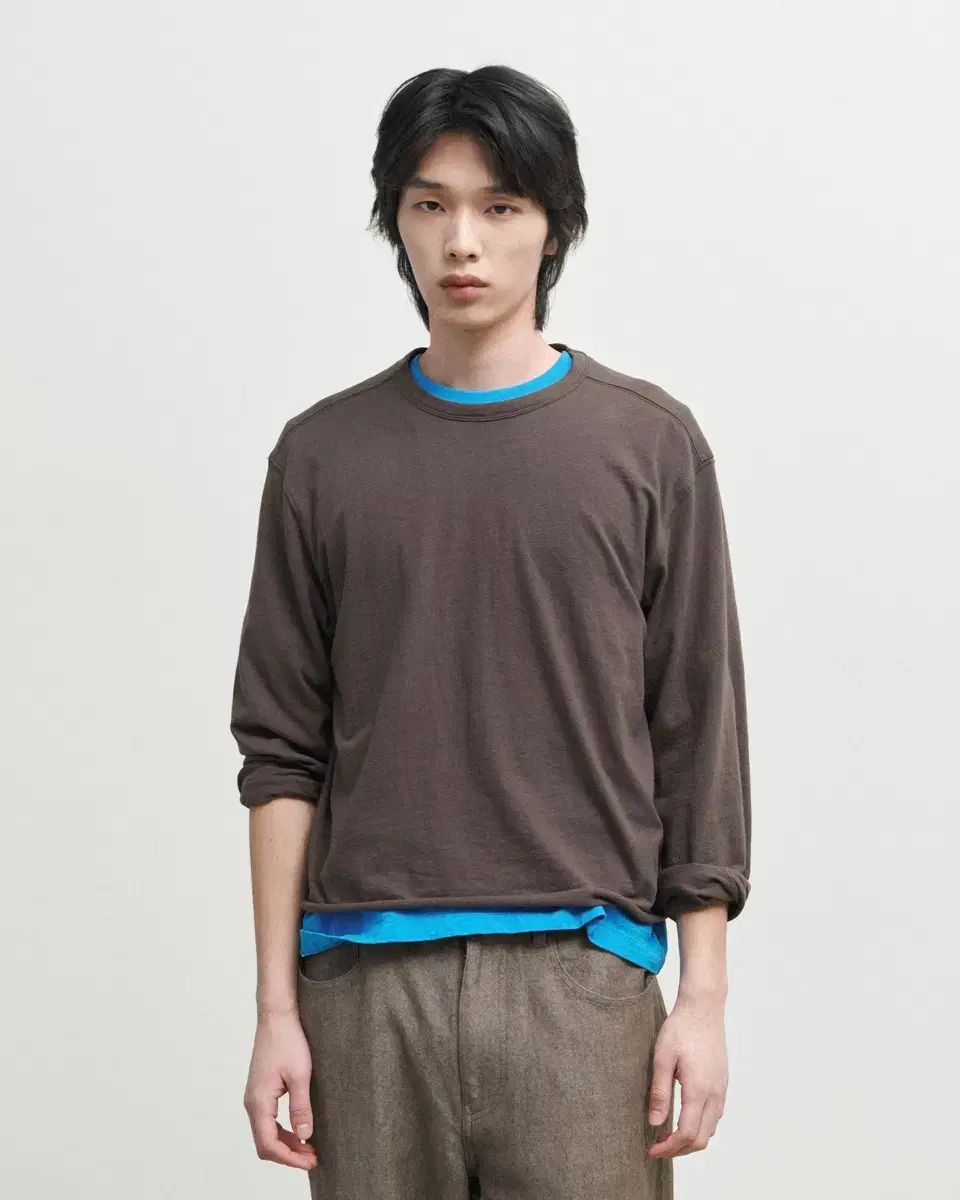 BROWNYARD ブラウンヤード カットオフ ロングスリーブ 5サイズ ブラウン