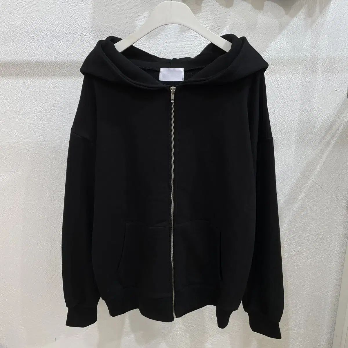 高級衣料(新品) 帽子 BIG WHO ユニセックス ペアルック オーバーサイズ ルーズフィット BIG フード ジップアップ