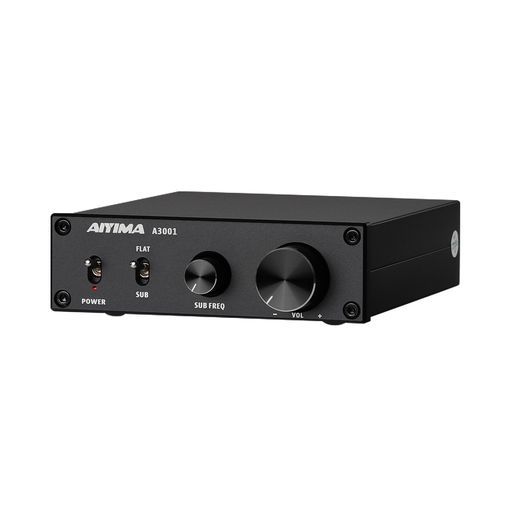 AIYIMAA3001ミニステレオアンプ300WサブウーファーアンプTPA3255クラスDモノラルアンプ全周波数&サブバスホームオーディオスピーカーアンプ+電源アダプタ付き