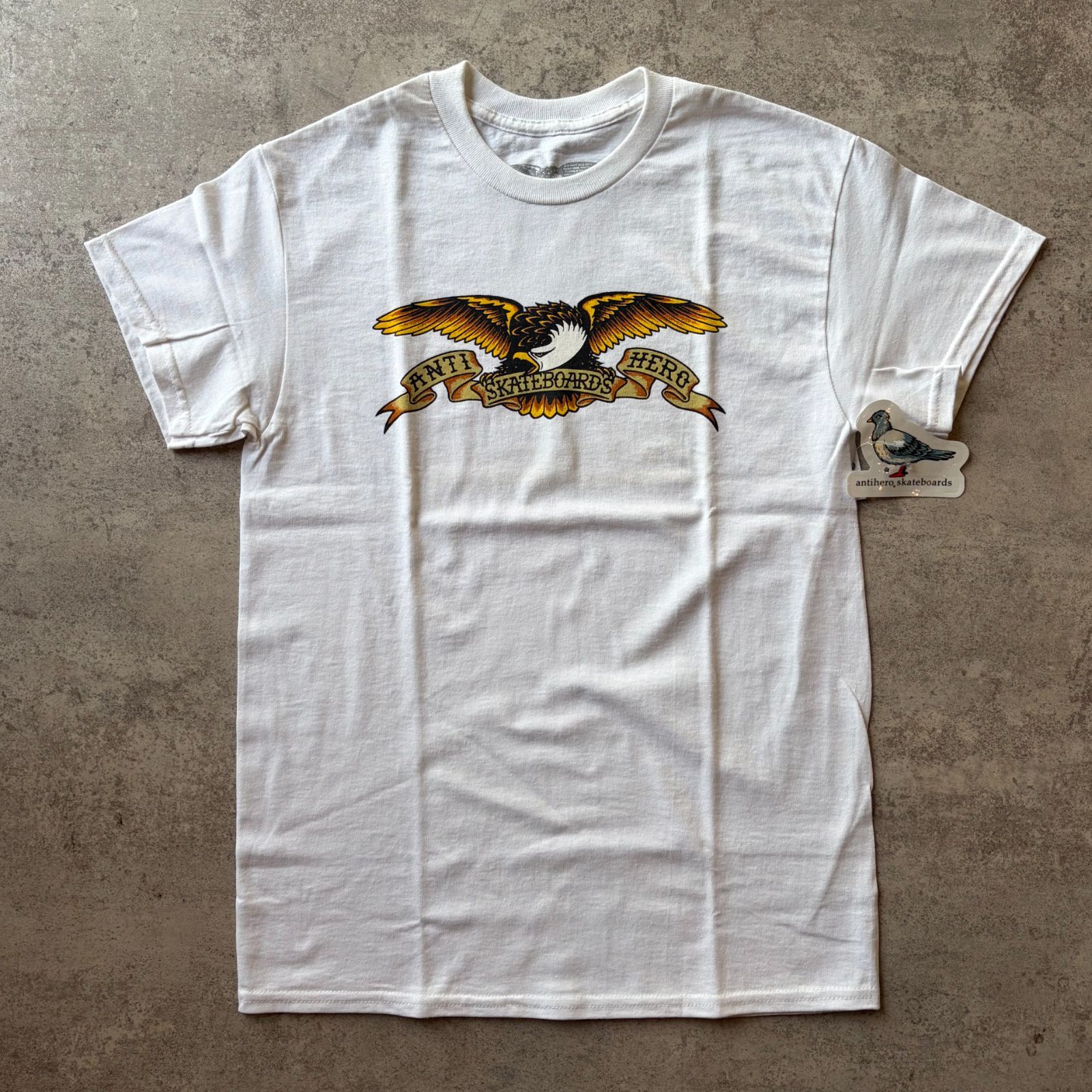 ANTIHERO アンチヒーロー Ｔシャツ WHITE