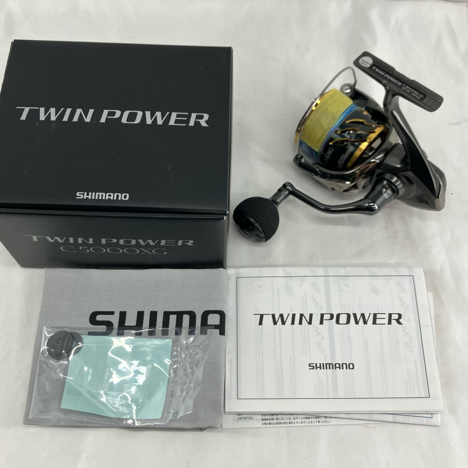 スピニングリール SHIMANO 04148 20ツインパワー C5000XG 程度A 箱・取