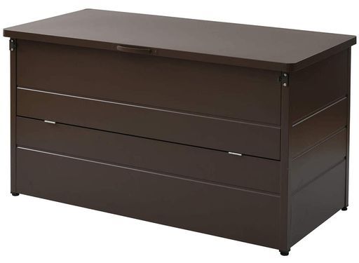 ガーデンマスター(Gardenmaster)ダストボックス(幅125x奥行61.5x高さ70cm/容量:348L)屋外大型大容量分別ゴミ箱カラス除け猫除けDB-125N(MBR)ミディアムブラウン
