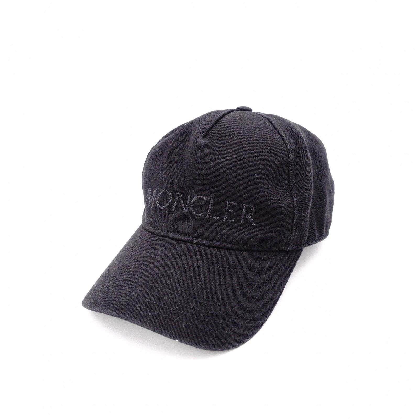 MONCLER モンクレール ベースボールキャップ キャンバス ブラック 黒