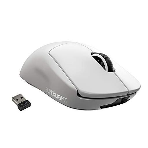 LogicoolGPROXSUPERLIGHTワイヤレスゲーミングマウスG-PPD-003WL-WH軽量63g未満LIGHTSPEEDHERO25KセンサーPOWERPLAY無線充電対応ゲーミングマウスホワイトPC