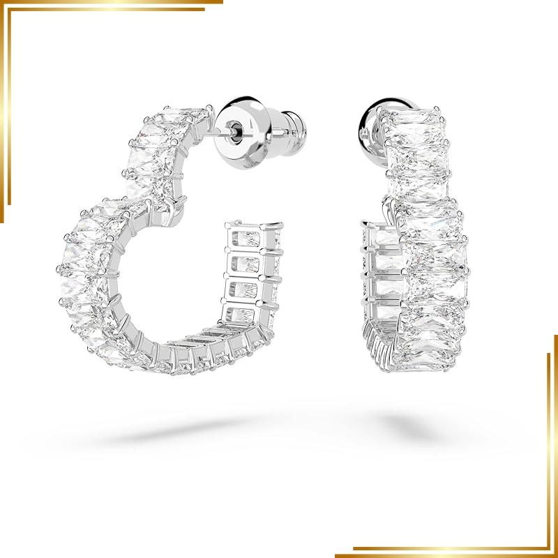 【新品】 [Swarovski] Pendientes aro スワロフスキー マトリックス 5653170 corazon クリスタル 0 17,331円