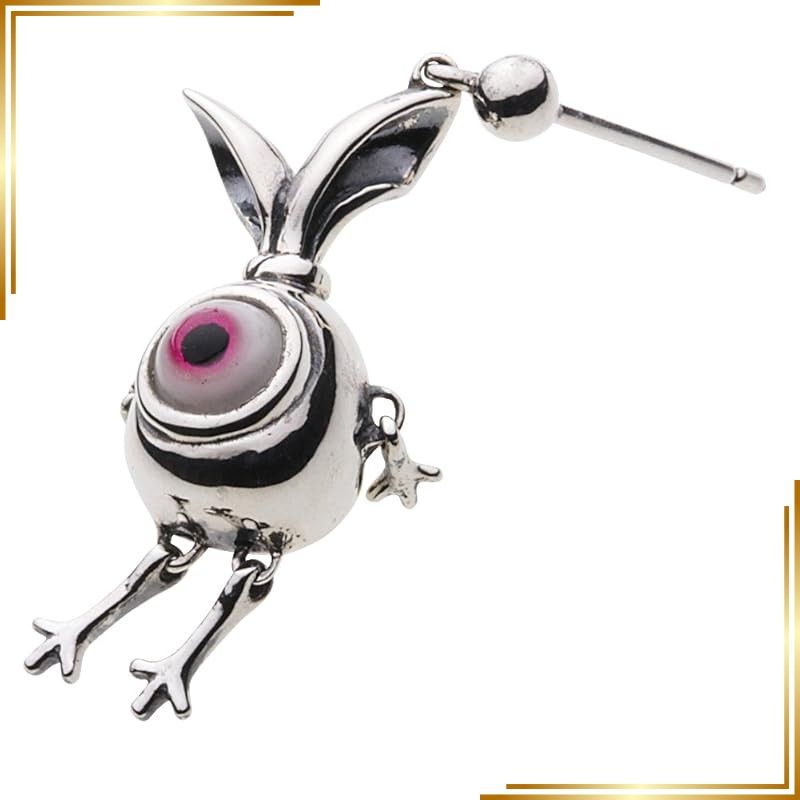 【新品】 [セノーテ]結び目玉ウサギ ピアス ピンク【シルバー925 シルバーアクセサリー】e0568p 1