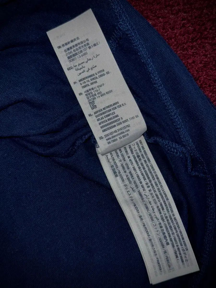 アバクロンビー スモールロゴ ネイビー WHO ジップアップ キッズ XL