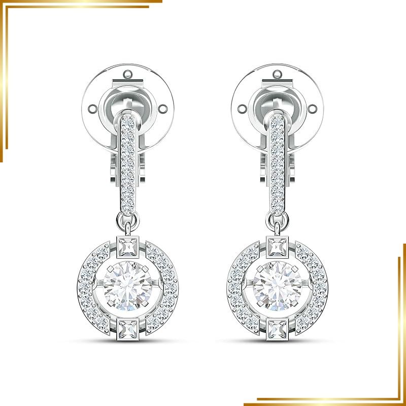 【新品】 [スワロフスキー] Sparkling Dance クリスタル クリップイヤリング 1