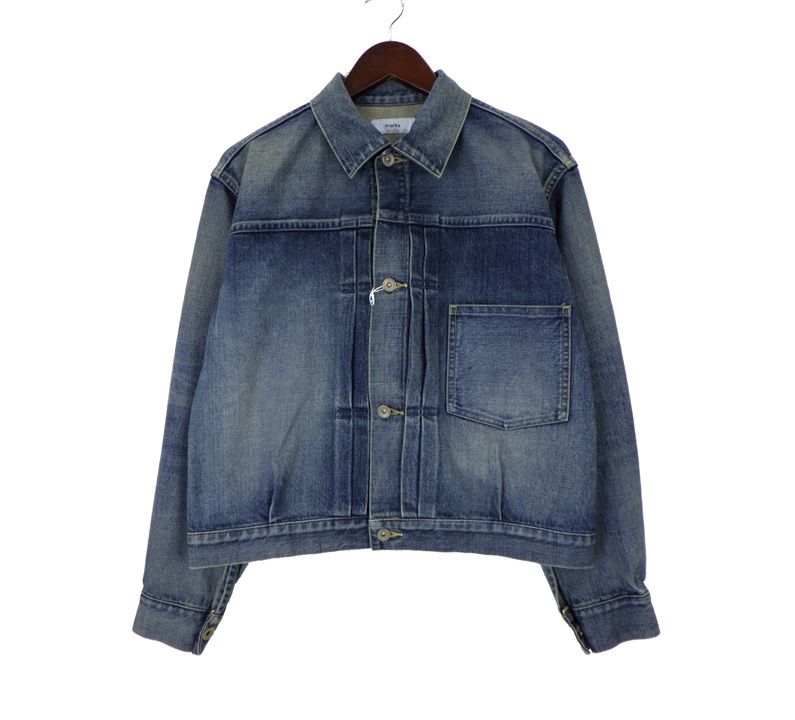 マーカ MARKA 26SS 【 DENIM JACKET M26A10BL11C 】 ウォッシュド デニム トラッカー ジャケット 49740