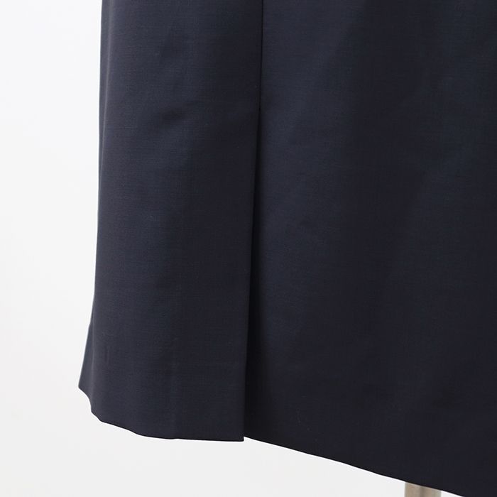 【美品】PRADA プラダ ロング スカート サイズ 42 レディース トライアングルマーク ペンシル ストレート Iライン ボトムス ネイビー 紺 イタリア製 【美品】PRADA プラダ ロング スカート サイズ 42 レディース トライアングルマーク ペンシル ストレート Iライン ボトムス ネイビー 紺 イタリア製