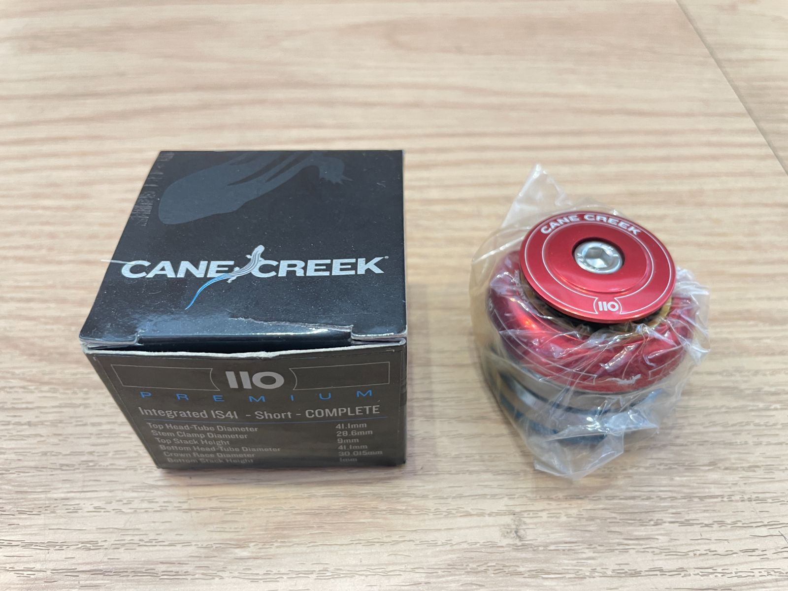 P4201 ■NEW■CANE CREEK ケーンクリーク INTEGRATED IS41 SHORT COMPLETE ヘッドパーツ レッド ロードバイク 自転車 パーツ アクセサリー