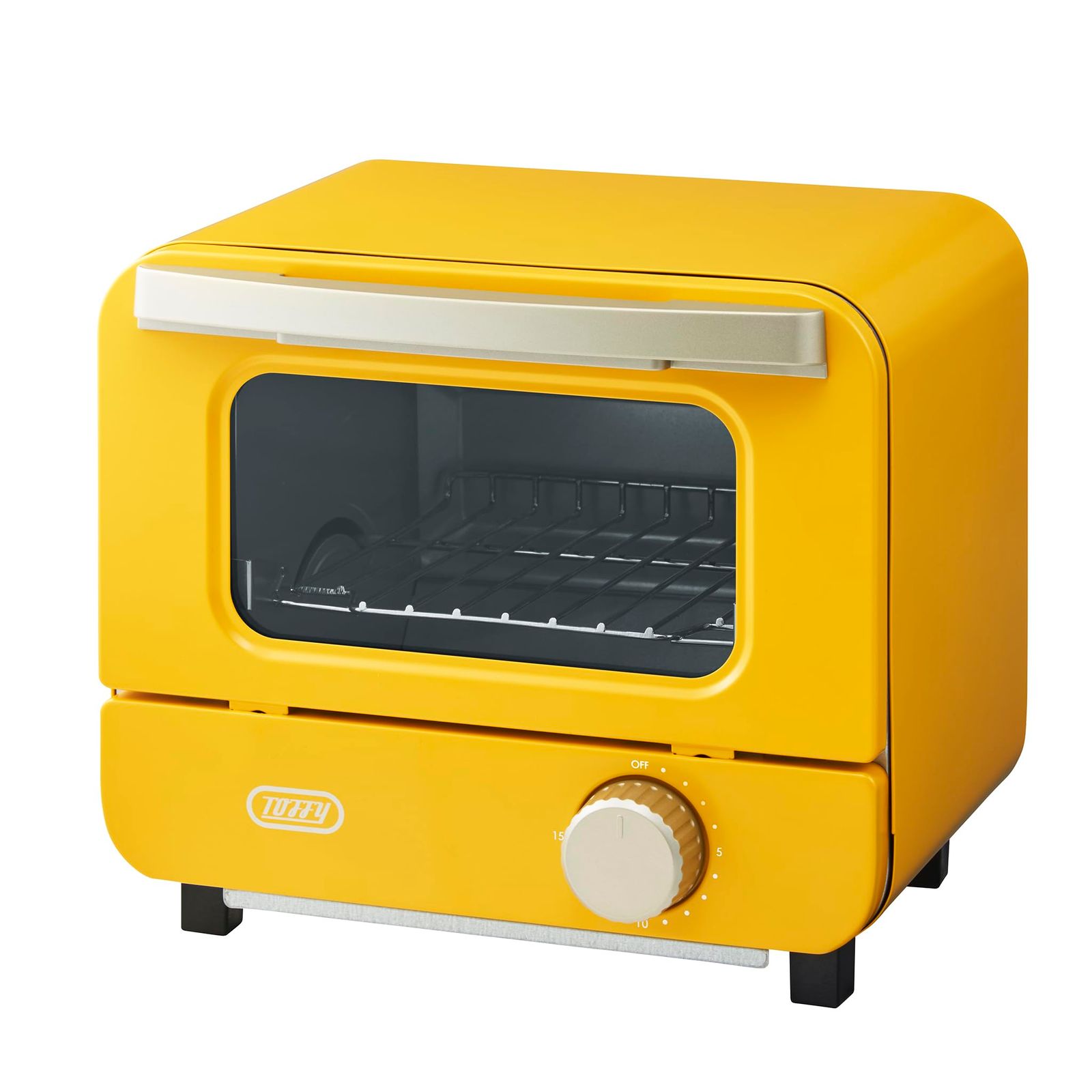 【Toffy/トフィー】 オーブントースターミニ K-HTS1 食パン1枚分 ビビッド カラーバリエーション豊富 家電 カナリアイエロー★ 9e4eff42