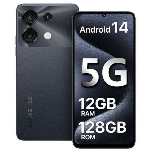 UMIDIGIG95Gsimフリースマホ本体12GB+128GB/1TB拡張Android14スマホ6.75インチ90HzHD+大画面|デュアル5G対応